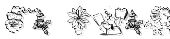 Kr-Christmas-Dings-2004-Five font